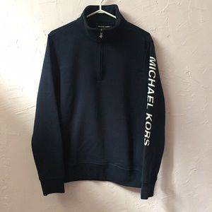 Michael Kors Midnight Turtleneck 1/4 Zip Up MK